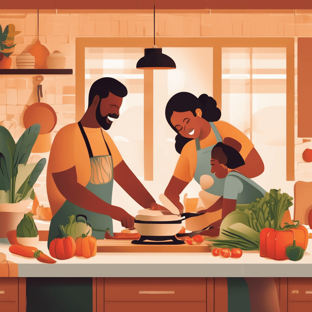 Cooking together
