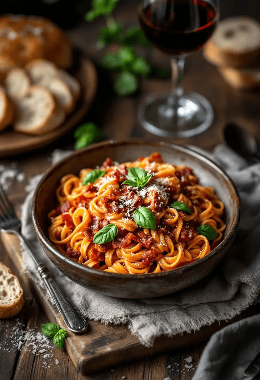 Bacon Tomato Pasta