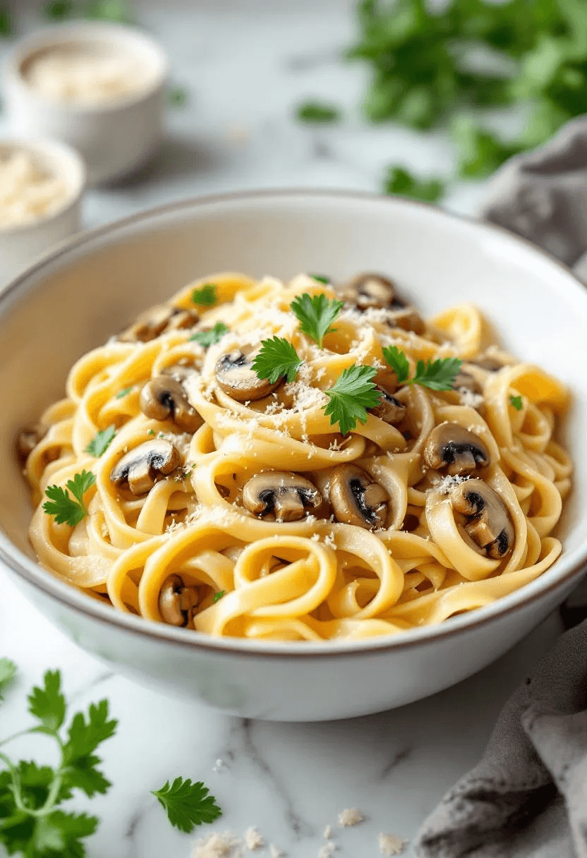 Creamy Mushroom Pasta