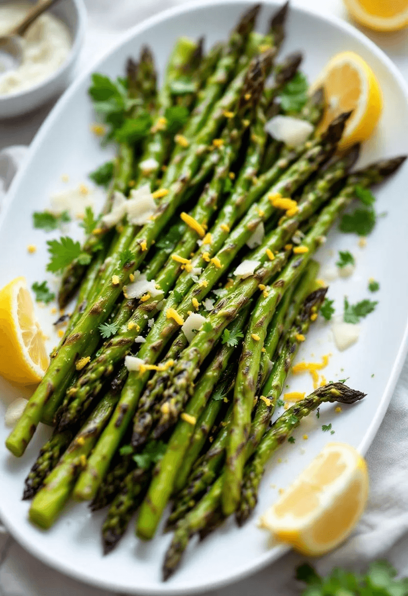 Grilled Asparagus with Lemon
