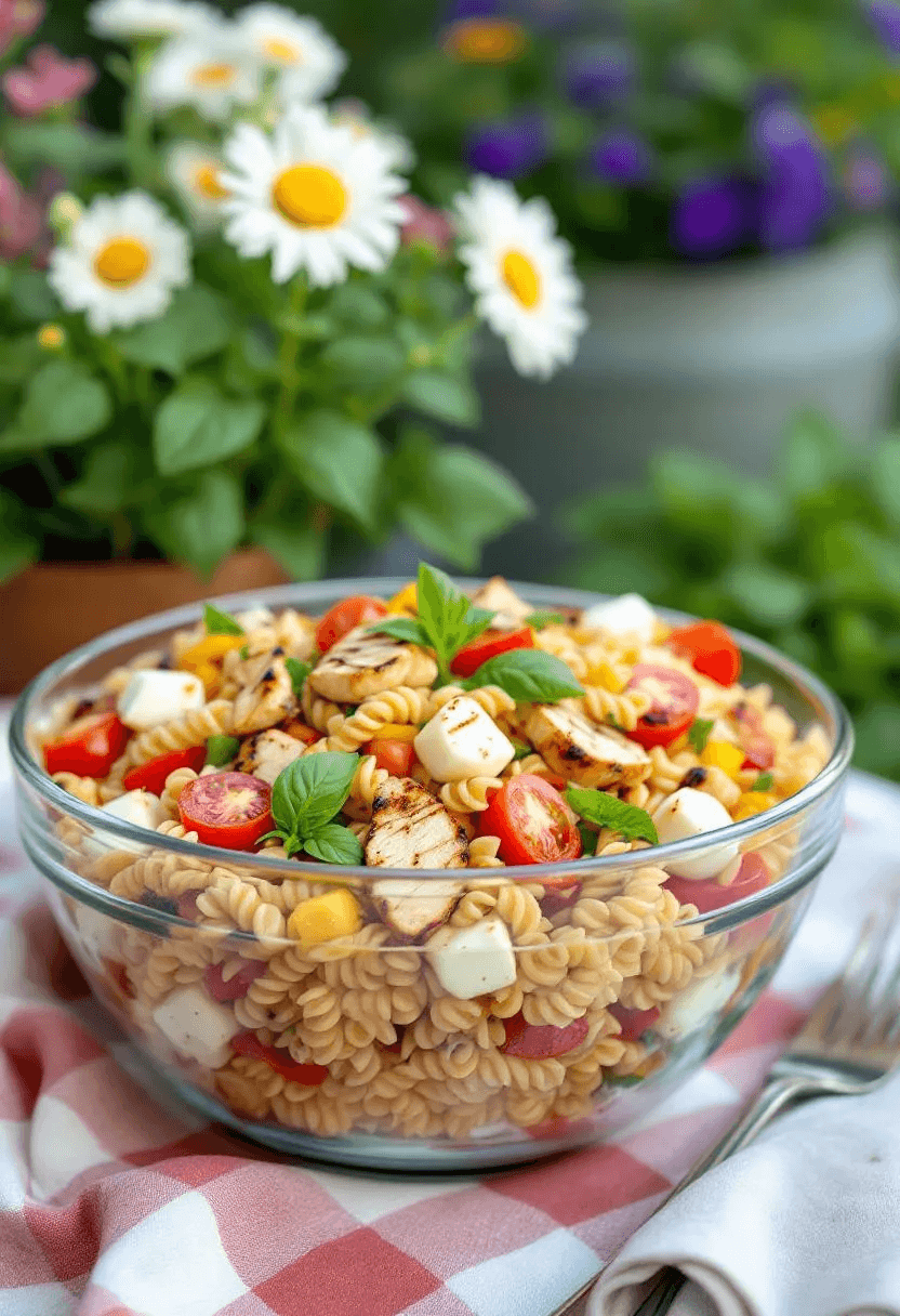 Grilled Chicken Pasta Salad