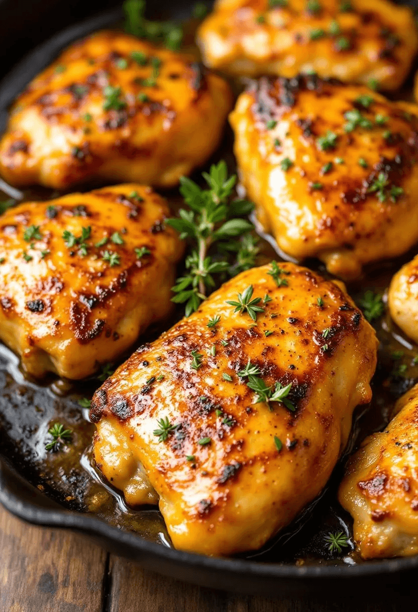 Honey Mustard Chicken Thighs