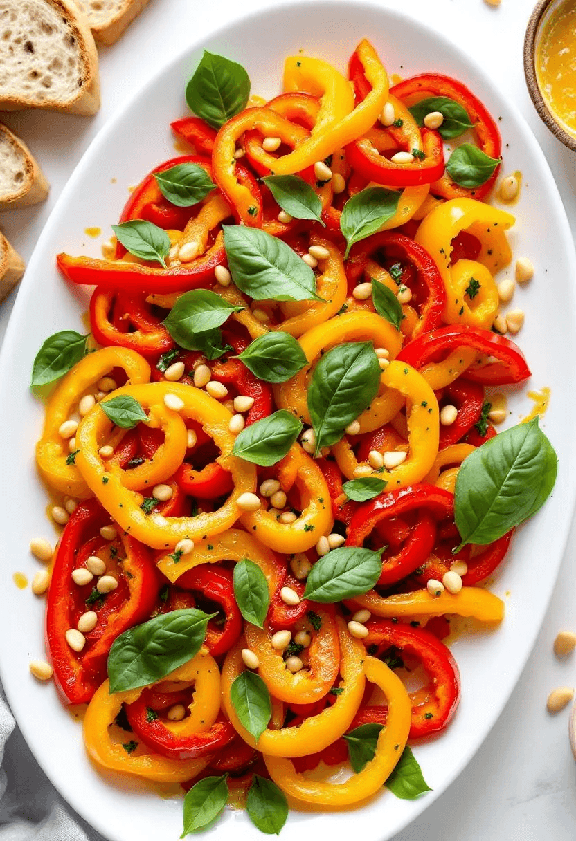 Roasted Bell Pepper Salad