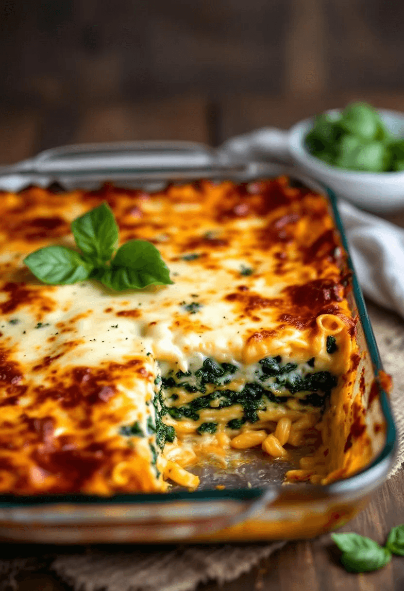 Spinach Cheese Lasagna