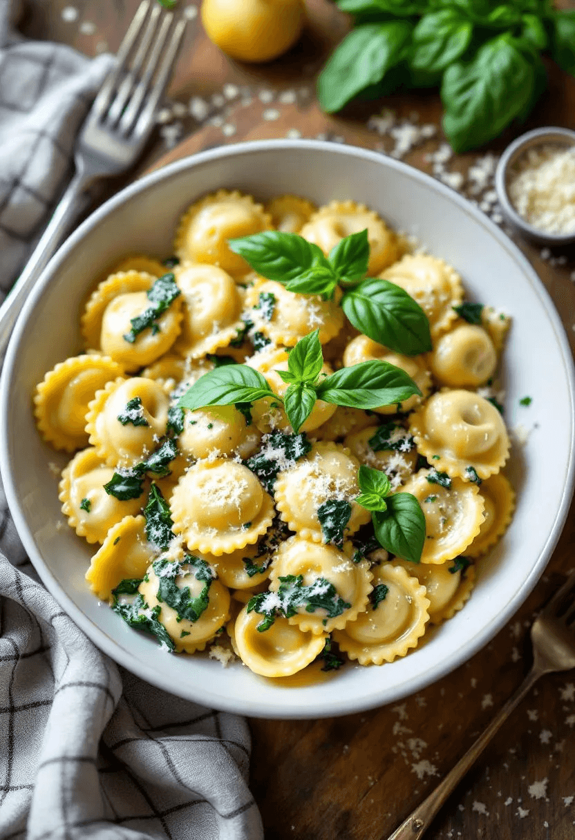 Spinach Cheese Ravioli