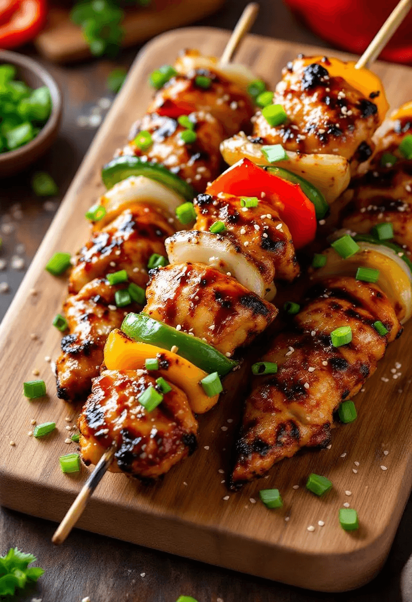 Teriyaki Chicken Skewers